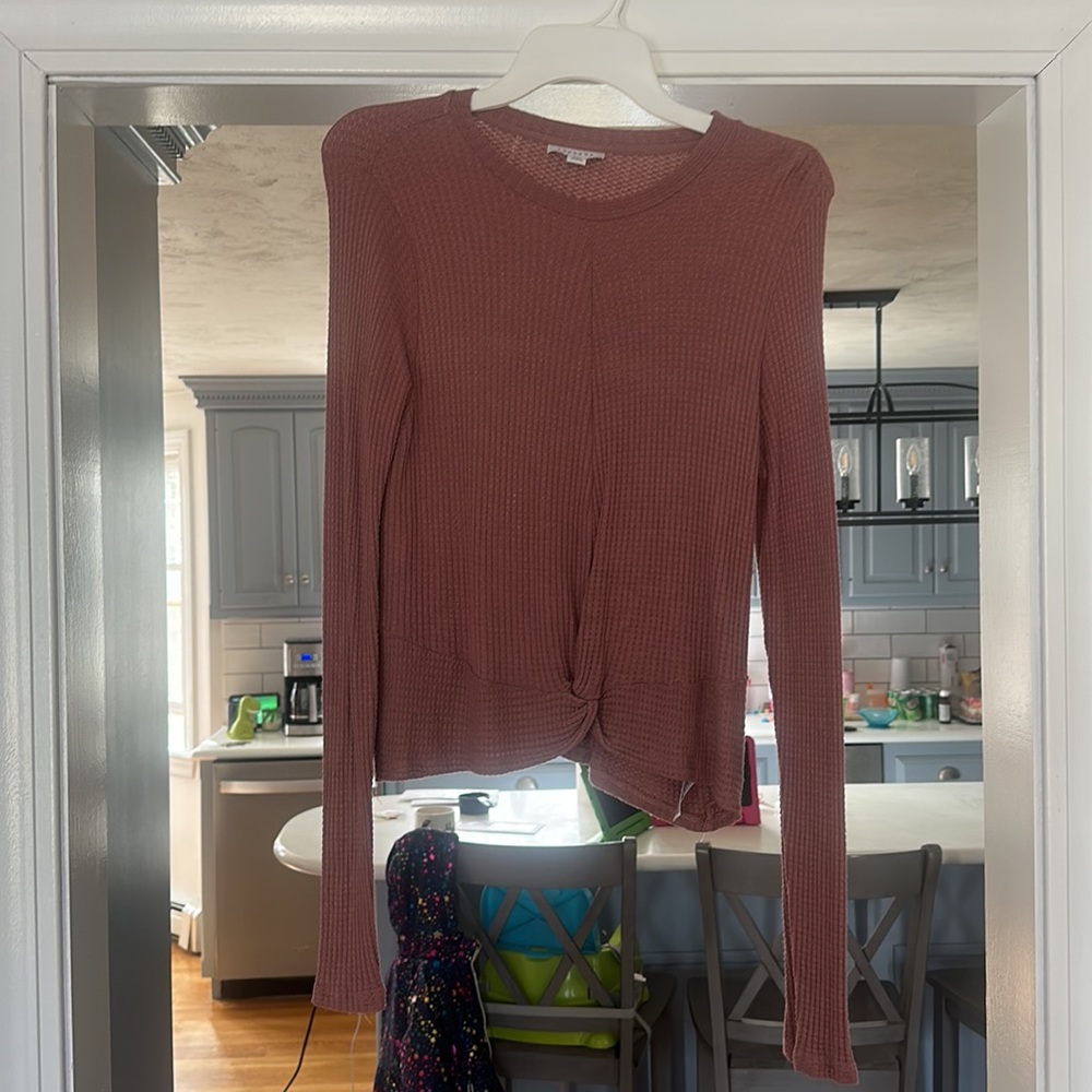 Top Shop Rose Color Spring Top - Picture 3 of 3